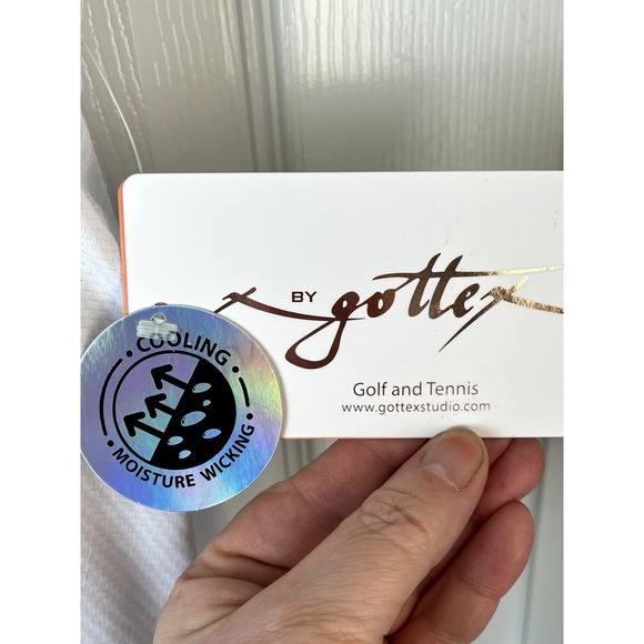 NWT Gottex women's golf and tennis skort in white, size L - Picture 8 of 8